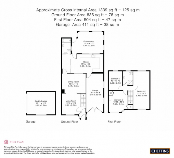 Floor Plan Image for 3 Bedroom Semi-Detached House for Sale in Fairfax Road, Cambridge