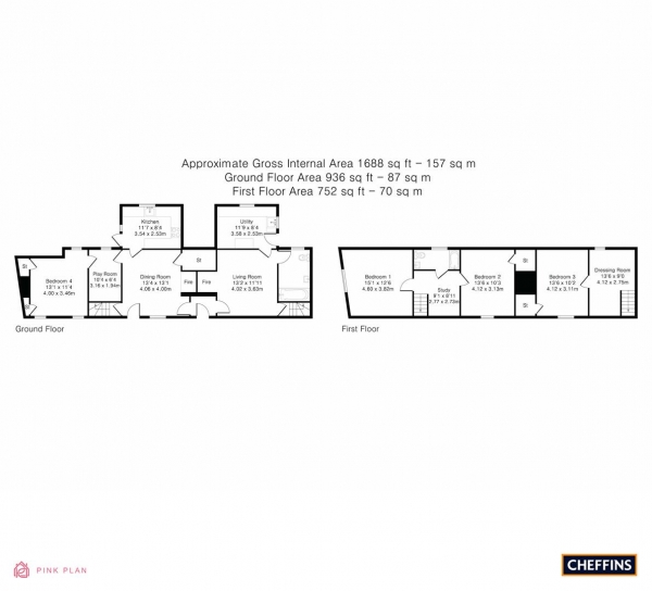 Floor Plan Image for 4 Bedroom Semi-Detached House for Sale in West Wratting Road, Balsham