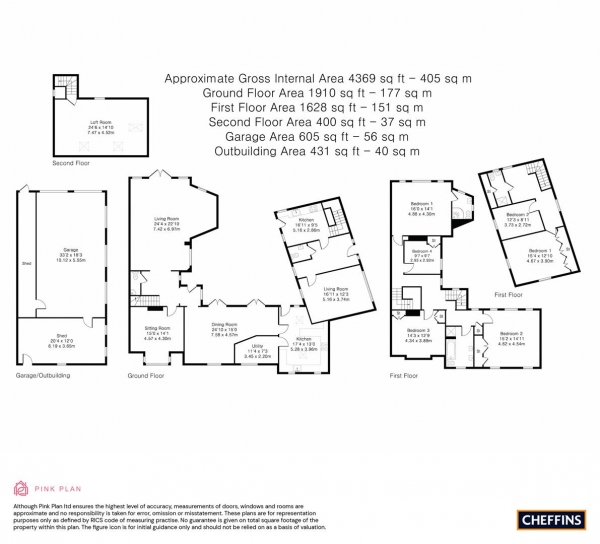 Floor Plan Image for 6 Bedroom Semi-Detached House for Sale in Catleys Walk, Sawston