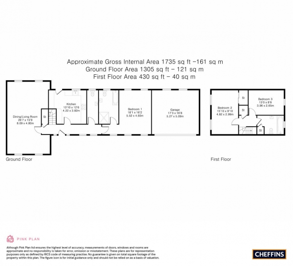 Floor Plan Image for 3 Bedroom Semi-Detached House for Sale in Fowlmere Road, Shepreth