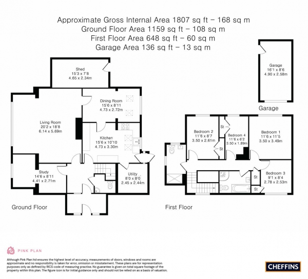 Floor Plan Image for 4 Bedroom Detached House for Sale in Beechwood Avenue, Bottisham