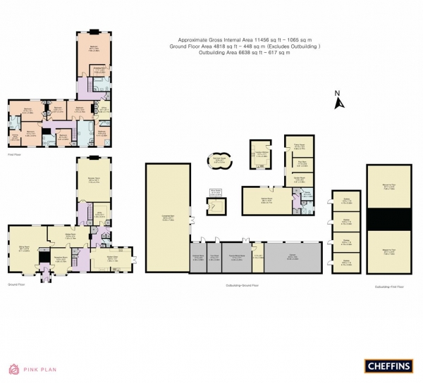 Floor Plan Image for 8 Bedroom Detached House for Sale in Reed End, Therfield