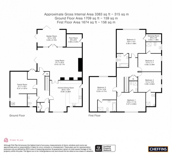 Floor Plan Image for 5 Bedroom Detached House for Sale in High Street, Great Abington