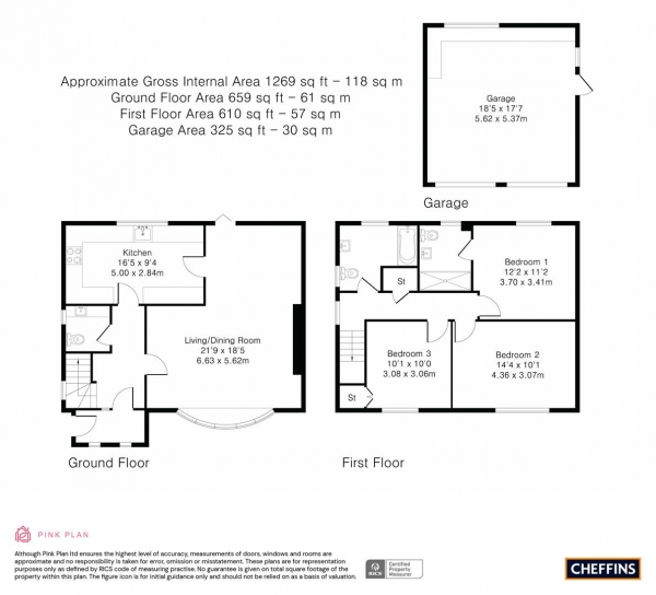 Floor Plan Image for 3 Bedroom Detached House for Sale in Fox Street, Great Gransden