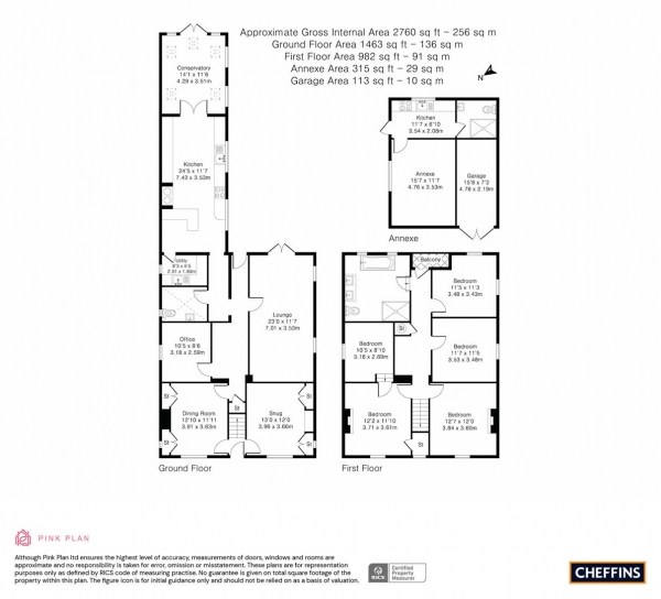 Floor Plan Image for 5 Bedroom Detached House for Sale in Station Road, Willingham