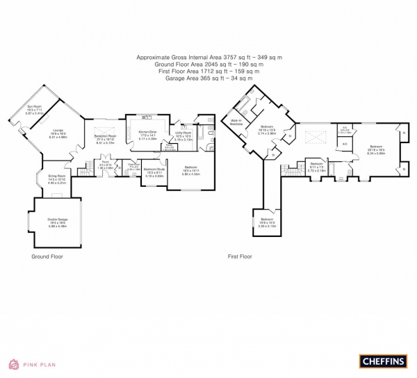 Floor Plan Image for 5 Bedroom Detached House for Sale in Tunbridge Close, Bottisham, Cambridge