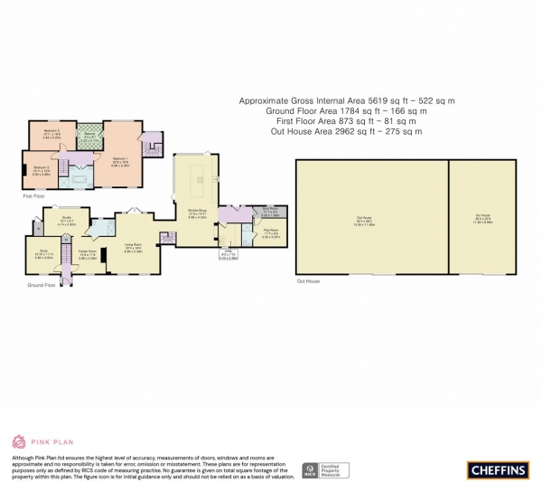 Floor Plan Image for 5 Bedroom Detached House for Sale in Round House Drove, Warboys