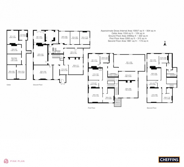 Floor Plan Image for 14 Bedroom Detached House for Sale in Old Rectory Drive, Dry Drayton