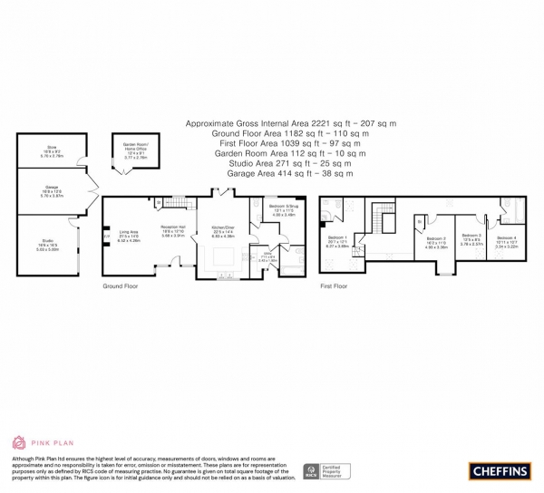 Floor Plan Image for 5 Bedroom Barn Conversion for Sale in High Street, Barley, Royston