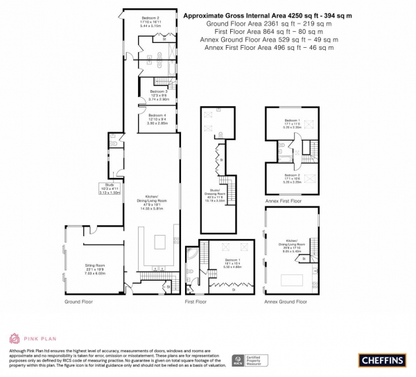 Floor Plan Image for 6 Bedroom Barn Conversion for Sale in Chapel Road, Great Eversden