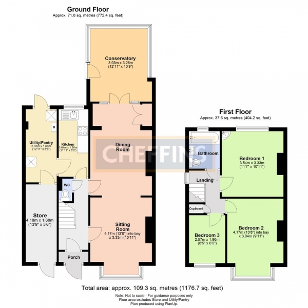 Floor Plan Image for 3 Bedroom Semi-Detached House to Rent in St. Andrews Road, Cambridge