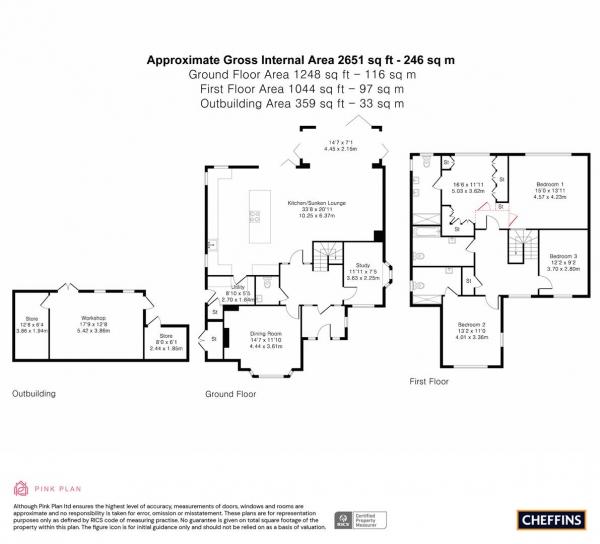 Floor Plan Image for 4 Bedroom Detached House for Sale in Leys Road, Cambridge