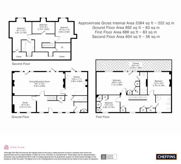 Floor Plan Image for 6 Bedroom Terraced House for Sale in Barton Road, Cambridge