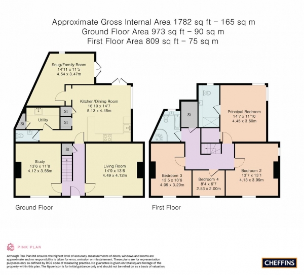 Floor Plan Image for 4 Bedroom Detached House for Sale in High Street, Swaffham Bulbeck