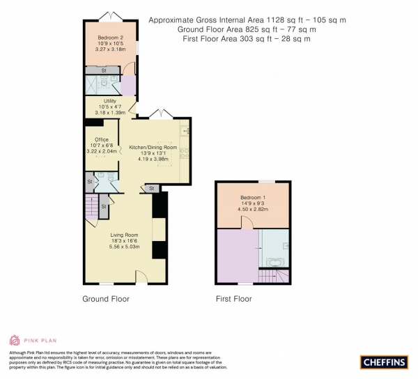 Floor Plan Image for 3 Bedroom Semi-Detached House for Sale in Church Street, Great Shelford