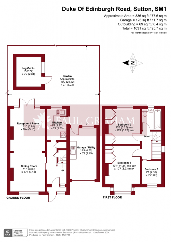 Floor Plan Image for 3 Bedroom Semi-Detached House for Sale in Duke Of Edinburgh Road, Sutton