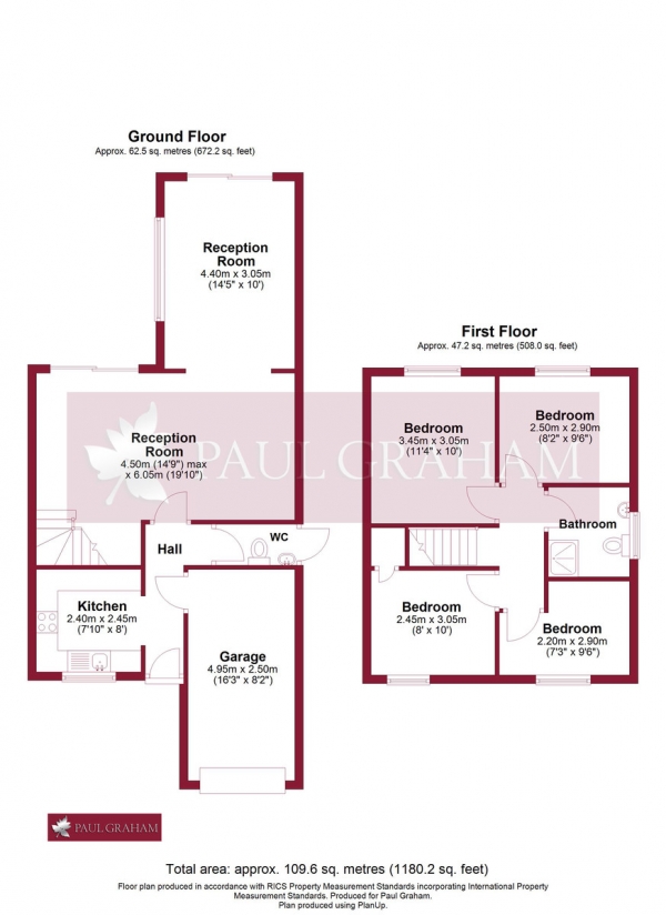 Floor Plan Image for 4 Bedroom Semi-Detached House for Sale in Claydon Drive, Beddington