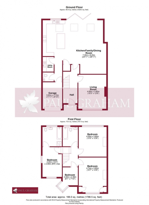 Floor Plan Image for 4 Bedroom Semi-Detached House for Sale in Salcott Road, Beddington