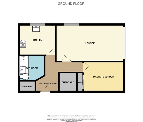 Floor Plan Image for 1 Bedroom Apartment for Sale in 38 Glenview