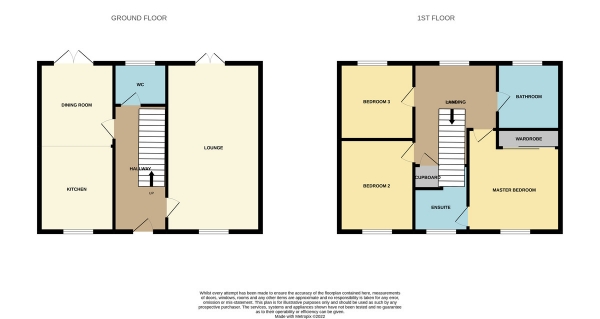 Floor Plan Image for 3 Bedroom Terraced House for Sale in Calfmuir Road, Woodilee Village