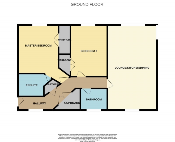 Floor Plan Image for 2 Bedroom Apartment for Sale in Star Mews, Woodilee Village