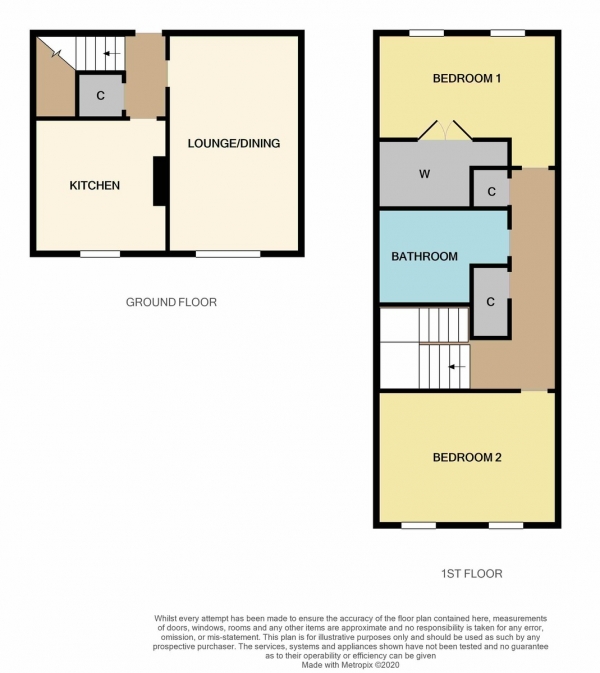 Floor Plan Image for 2 Bedroom Flat for Sale in Braehead Road, Cumbernauld, Glasgow