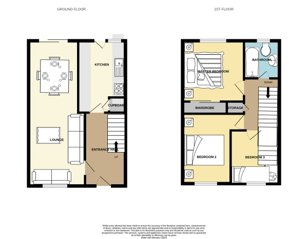 Floor Plan Image for 3 Bedroom Semi-Detached House for Sale in Elmwood Gardens, Lenzie