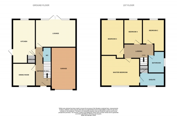 Floor Plan Image for 4 Bedroom Detached House for Sale in Clifford Path, Muirhead