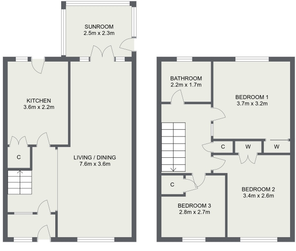 Floor Plan Image for 3 Bedroom Detached House for Sale in Pinewood Ave, Lenzie