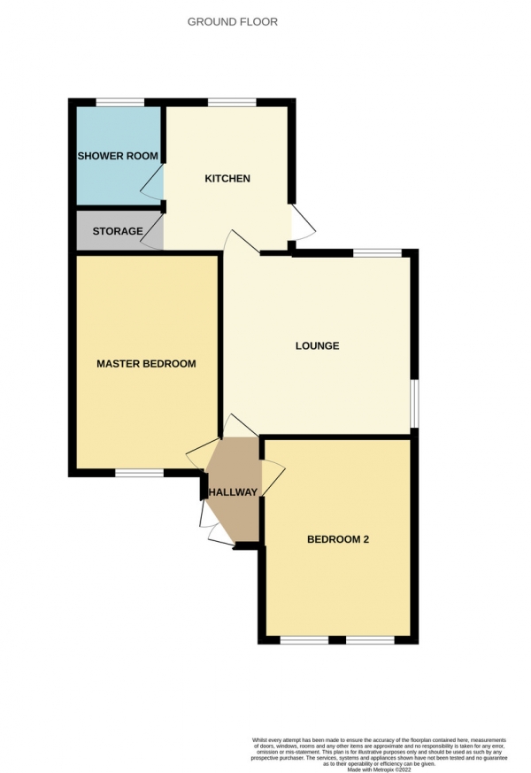 Floor Plan for 2 Bedroom Semi-Detached House for Sale in West Cottage , Kirkintilloch, G66, 3TD - Offers Over &pound230,000