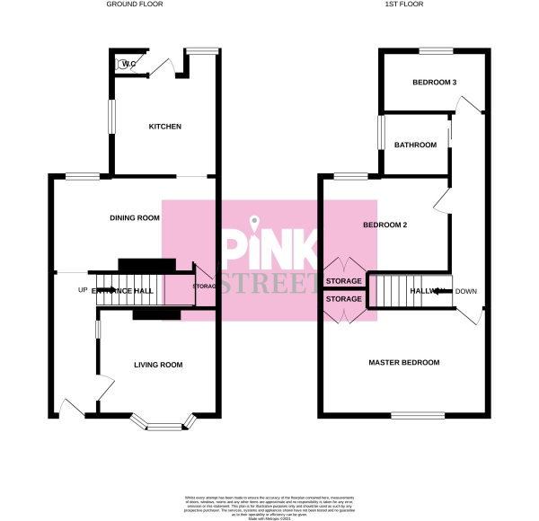 Floor Plan Image for 3 Bedroom Terraced House for Sale in Portchester Road, Portsmouth