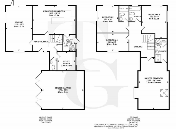 Floor Plan Image for 4 Bedroom Detached House for Sale in Plot 2 - Funtley Cottages,,Funtley