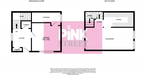 Floor Plan Image for 1 Bedroom Barn Conversion for Sale in Speltham Hill, Hambledon