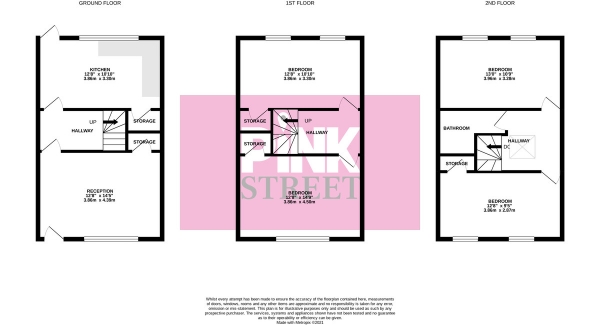 Floor Plan Image for 4 Bedroom Town House for Sale in Hercules Street, Portsmouth