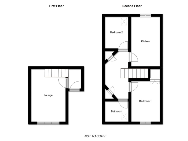 Floor Plan Image for 2 Bedroom Maisonette to Rent in Claremont Road, Portsmouth