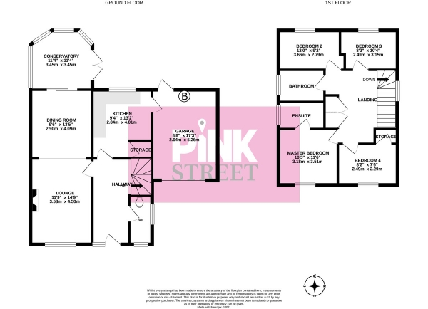 Floor Plan Image for 4 Bedroom Detached House for Sale in Spring Lane, Swanmore