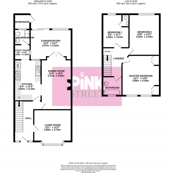 Floor Plan Image for 3 Bedroom Terraced House for Sale in Drayton Road, Portsmouth