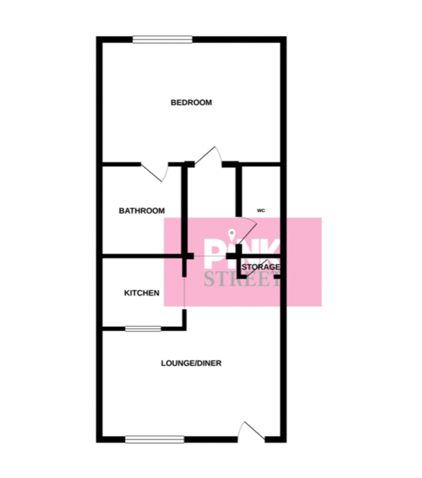 Floor Plan Image for 1 Bedroom Ground Flat for Sale in Chadwick Way, Hamble