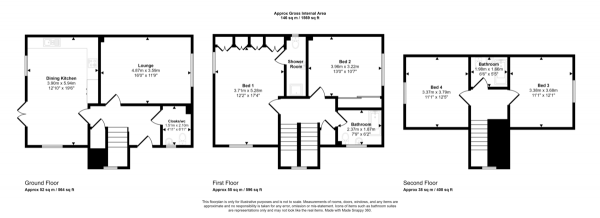 Floor Plan Image for 4 Bedroom Detached House for Sale in Harrow Drive, Heaton Moor