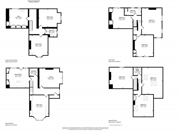 Floor Plan Image for 6 Bedroom Semi-Detached House for Sale in Princes Road, Heaton Moor