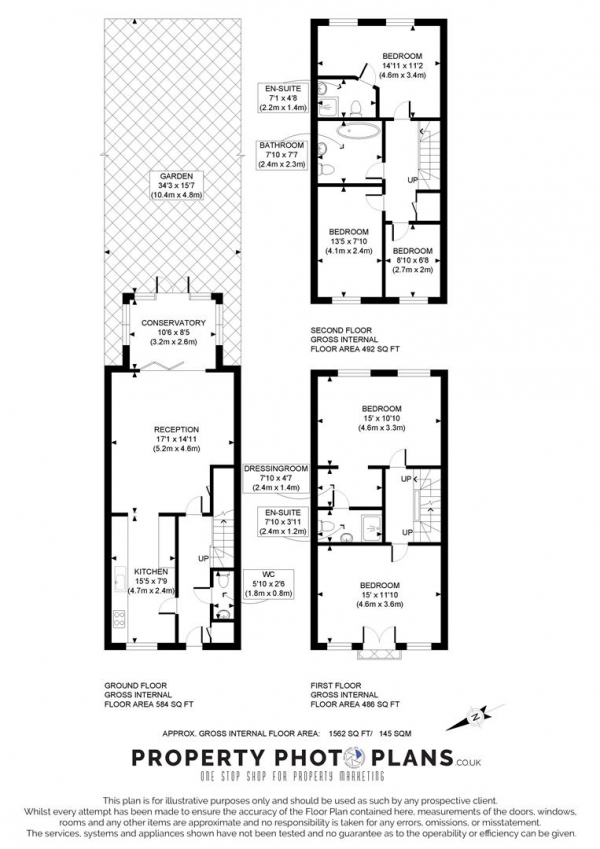 Floor Plan Image for 5 Bedroom Town House for Sale in Bampton Drive, London