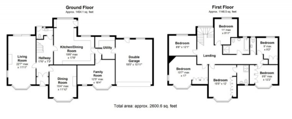 Floor Plan Image for 6 Bedroom Detached House for Sale in Ditchling Road, Brighton