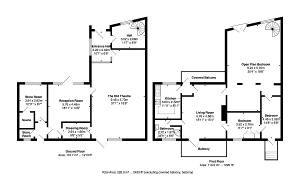 Floor Plan for 3 Bedroom Mews for Sale in Namrick Stables, Hove, BN3, 2TF - Offers in Excess of &pound850,000