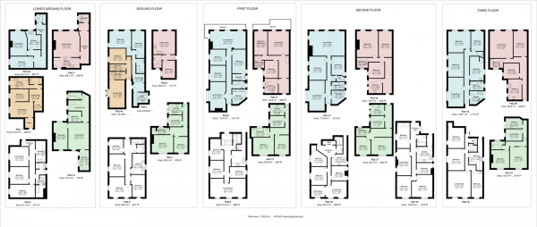 Floor Plan Image for 50 Bedroom Semi-Detached House for Sale in Sussex Mansions, Sussex Square, Brighton