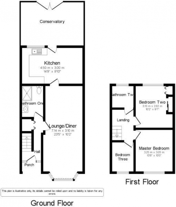 Floor Plan Image for 3 Bedroom End of Terrace House for Sale in Brownshill Green Road, Coundon Road, Coventry