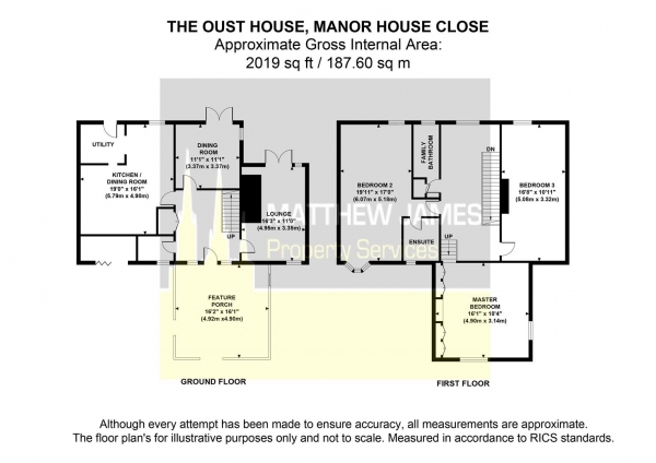 Floor Plan for 4 Bedroom Barn Conversion for Sale in Manor House Close, Newbold, Rugby, CV21, 1HB -  &pound484,995