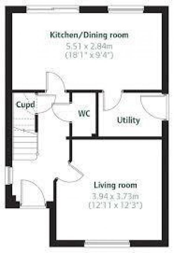 Floor Plan Image for 3 Bedroom Detached House for Sale in James Fullarton Way, Coventry