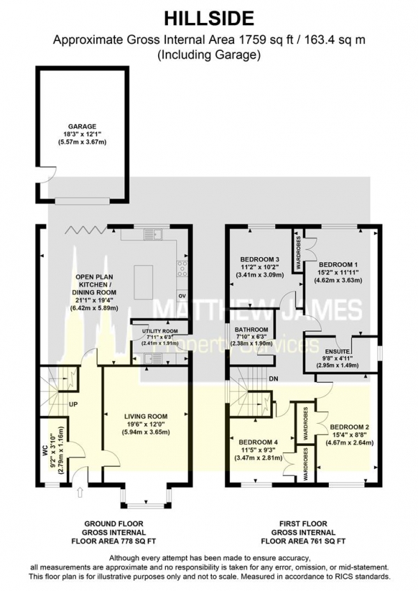 Floor Plan Image for 4 Bedroom Detached House for Sale in Main Street, Brandon