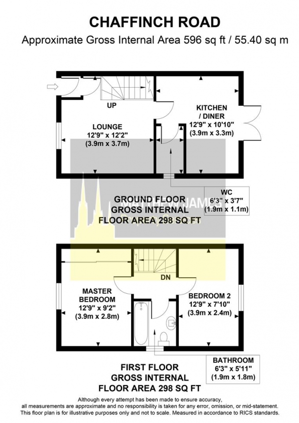 Floor Plan Image for 2 Bedroom Semi-Detached House for Sale in Chaffinch Road, Coventry, CV4 - Superb Property