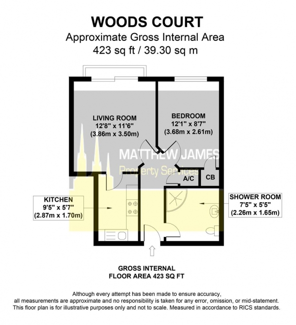 Floor Plan Image for 1 Bedroom Apartment for Sale in Kettlebrook Road, Tamworth